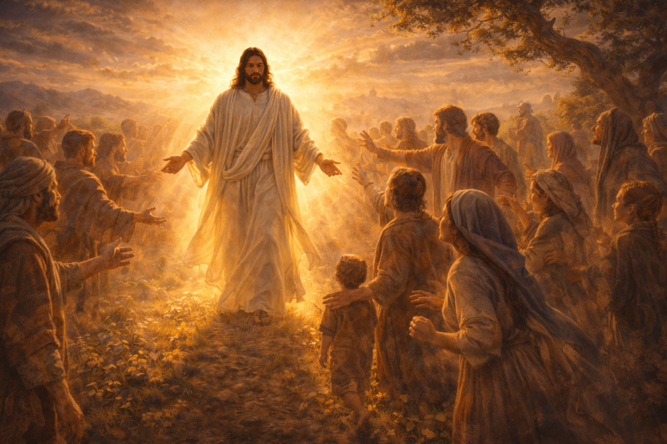 Jesus, the Light of God with US